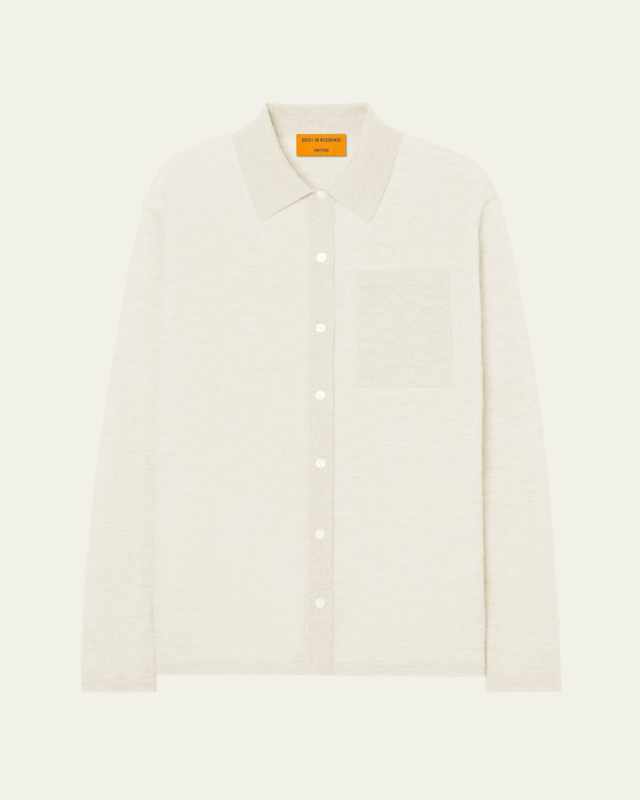 Showtime Cashmere Collared Button-Front Shirt